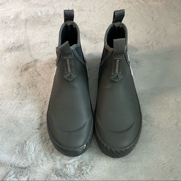 Sperry Cutwater Deck Boot Black Size 9 - Picture 12 of 14